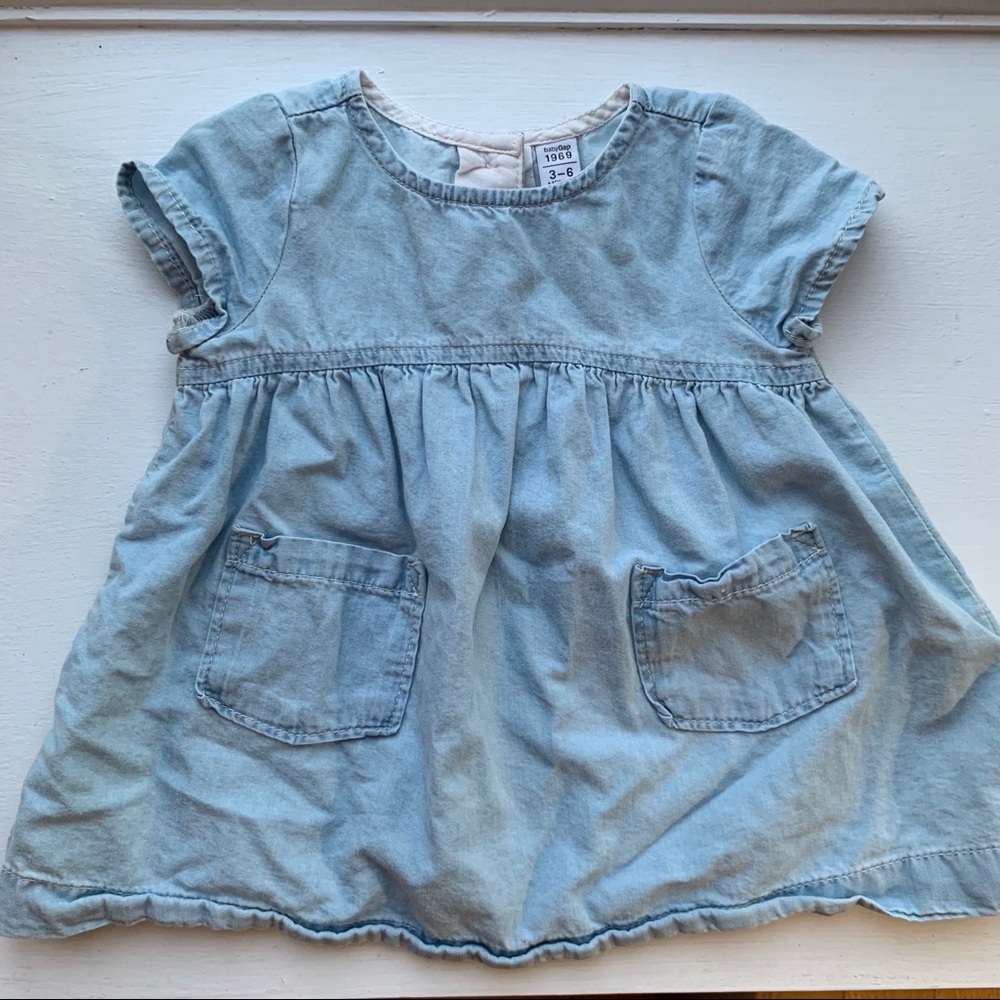 Baby Gap | Girls Denim Dress 3-6 mo